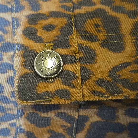 Noisy May Women’s Brown Leopard Print Straight Leg Pants | Size Large | NWOT - Picture 2 of 11